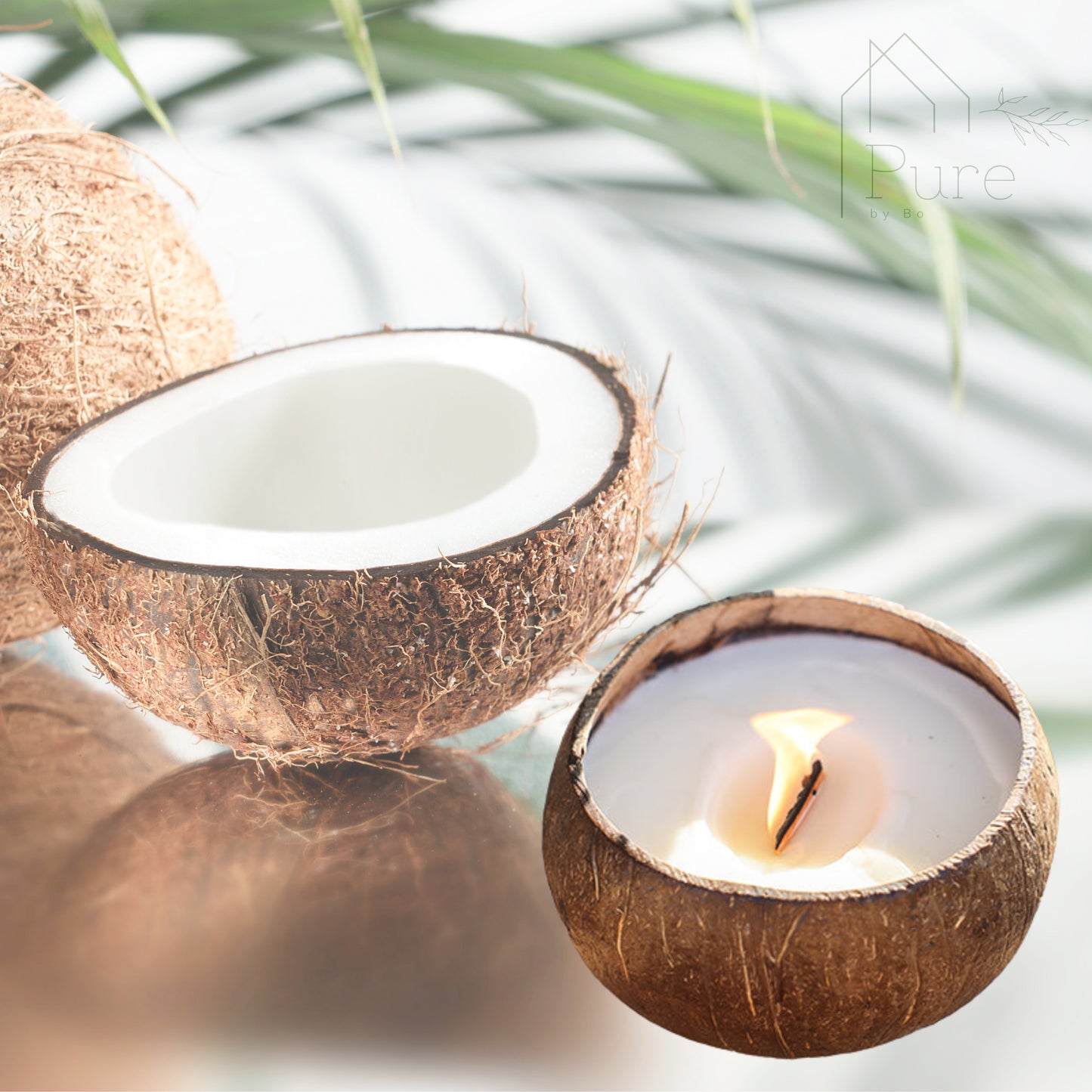Kokosnoot Kaars